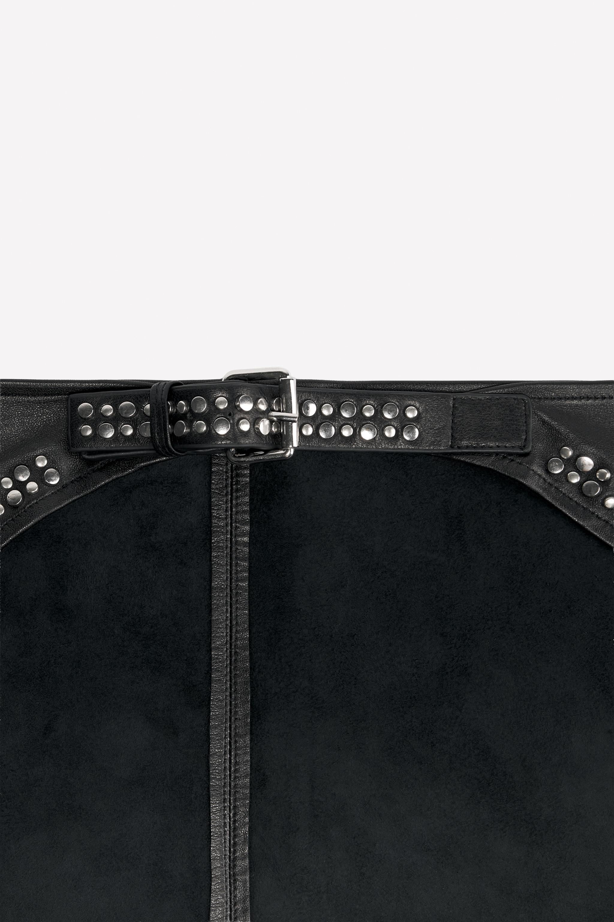 STUDDED LEATHER BANDANA LUDOVIC DE SAINT SERNIN x ZARA
